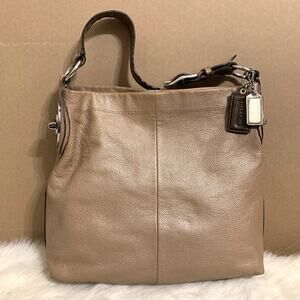 COACH Champagne Blush Gold Leather N/S PENELOPE Shoulder Bag F16535